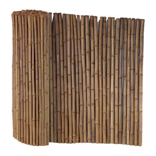 Cali Bamboo (Actual: 3.5-ft x 6-ft) Bamboo Fencing Carbonized Bamboo ...