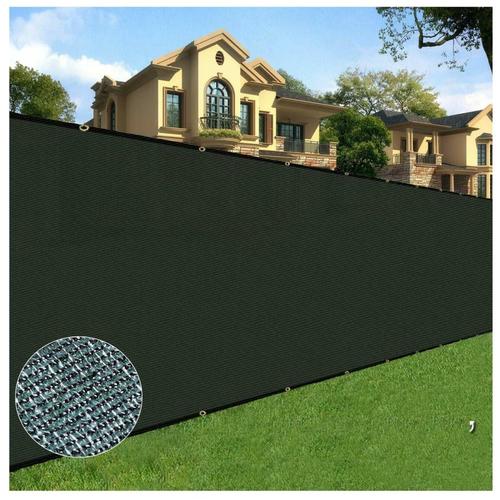 BOEN 6-ft x 50-ft L Green Polyethelene Chain Link Fence Screen in the ...