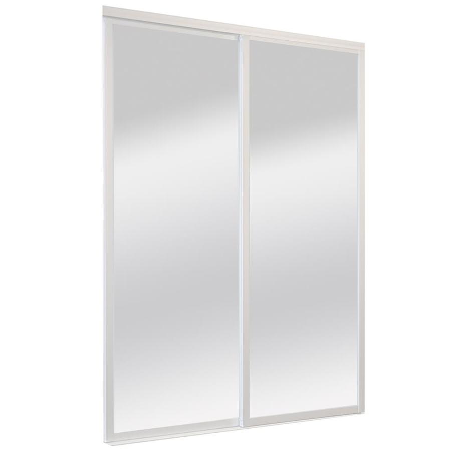 ReliaBilt 9800 Series Boston 48in x 96in White Mirrored Glass