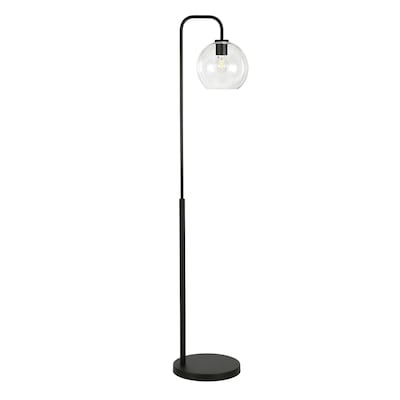Hailey Home Harrison 62 5 In Bronze Arc Floor Lamp At Lowes Com