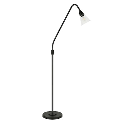 Hailey Home Challice 65 75 In Blackened Bronze Arc Floor Lamp At