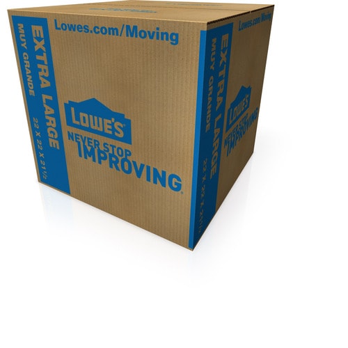 Lowe's 22in W x 22in H x 21.5in D Moving Box Classic XLarge