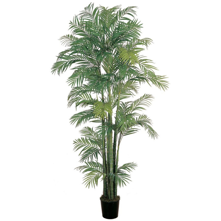 Shop Nearly Natural 84 In Green Artificial Palm Tree At Lowes Com   810709004038 