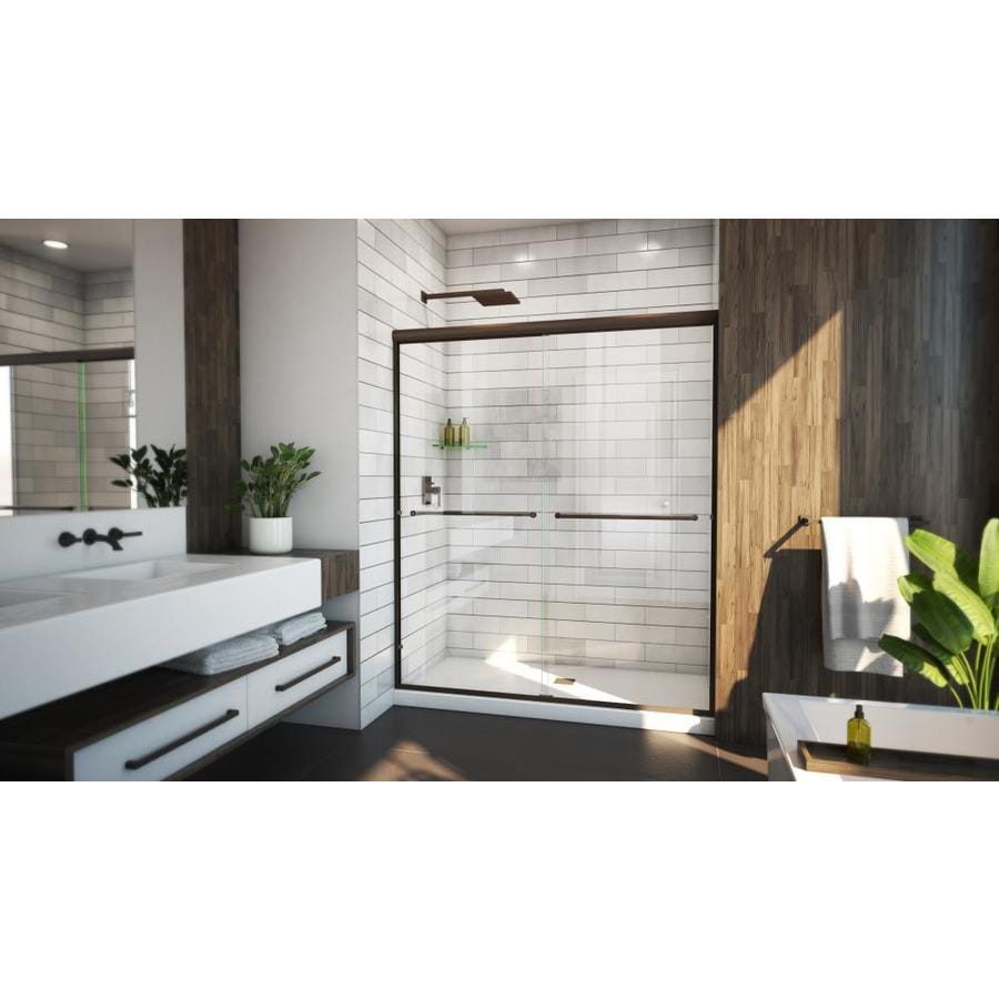 Arizona Shower Door Lite Euro 56 In To 60 In W X 70 375 In H Oil