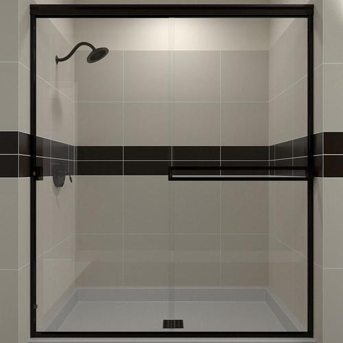 Arizona Shower Door Traditional 45 In To 45 In W Semi Frameless