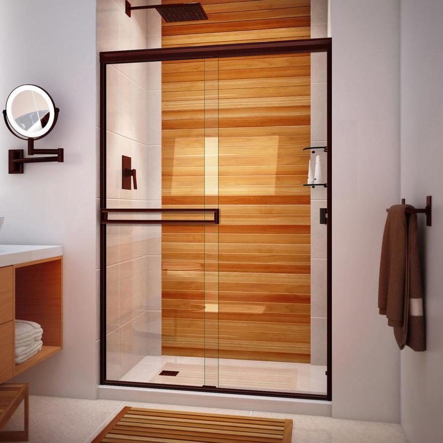 Arizona Shower Door Traditional 47in to 51in W Semiframeless Oil