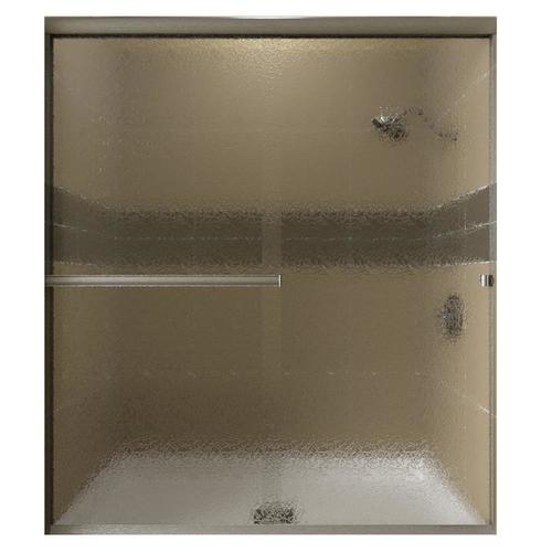 Arizona Shower Door LiteEuro 47in to 49in W Semiframeless Bypass