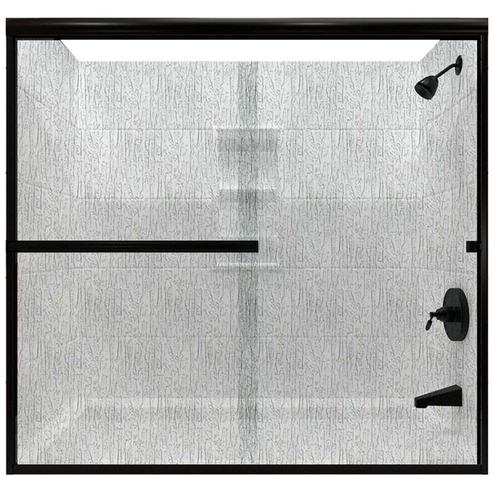 Arizona Shower Door Lite Euro 54 In To 58 In W Semi Frameless