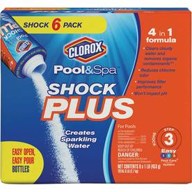 UPC 810821021586 product image for Clorox Pool&Spa 6-Pack 16-oz Pool Shock | upcitemdb.com