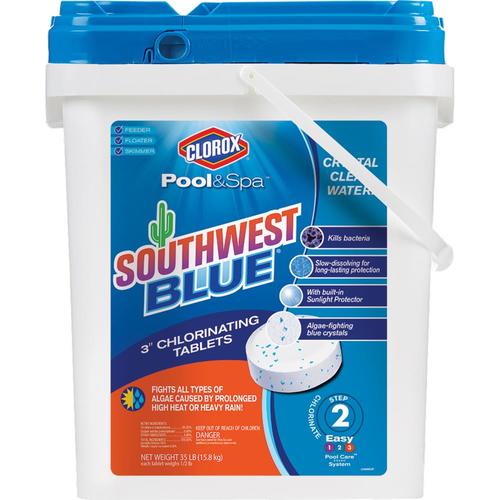 Clorox Pool&Spa 35lb Bucket 3in Pool Chlorine Tabs in