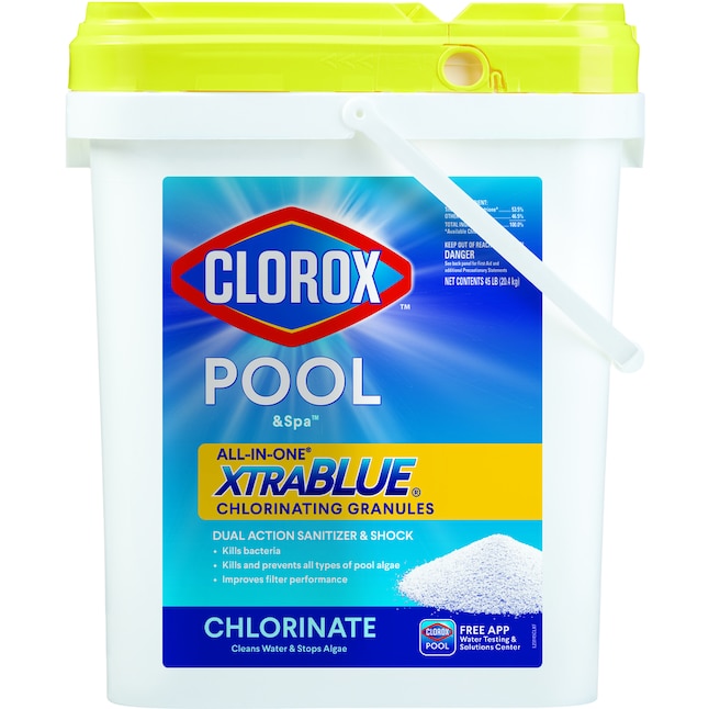 Clorox Pool&Spa 23145CLX 40-LB CLOROX XTRA BLUE CHLOR GRAN