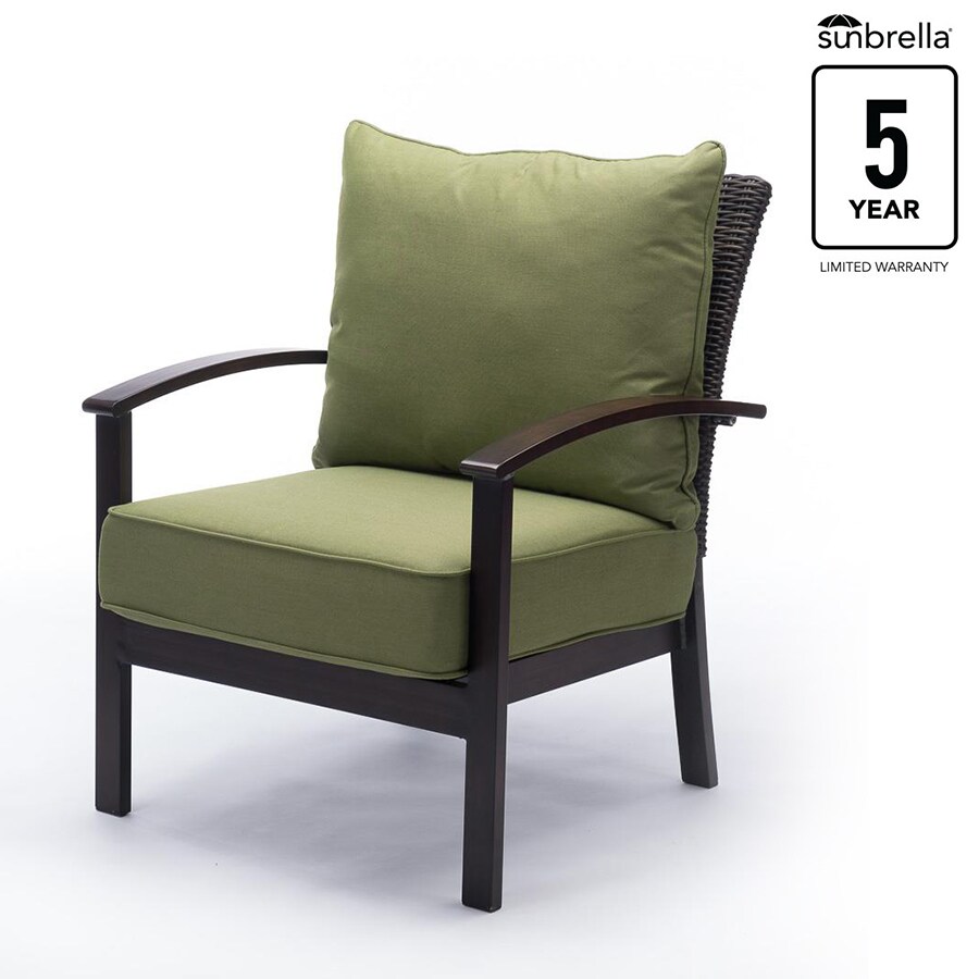 Allen Roth Atworth Set Of 2 Patio Chairs With Spectrum Allen Roth Atworth Set Of 2 Patio Chairs With Spectrum Cilantro Cushions