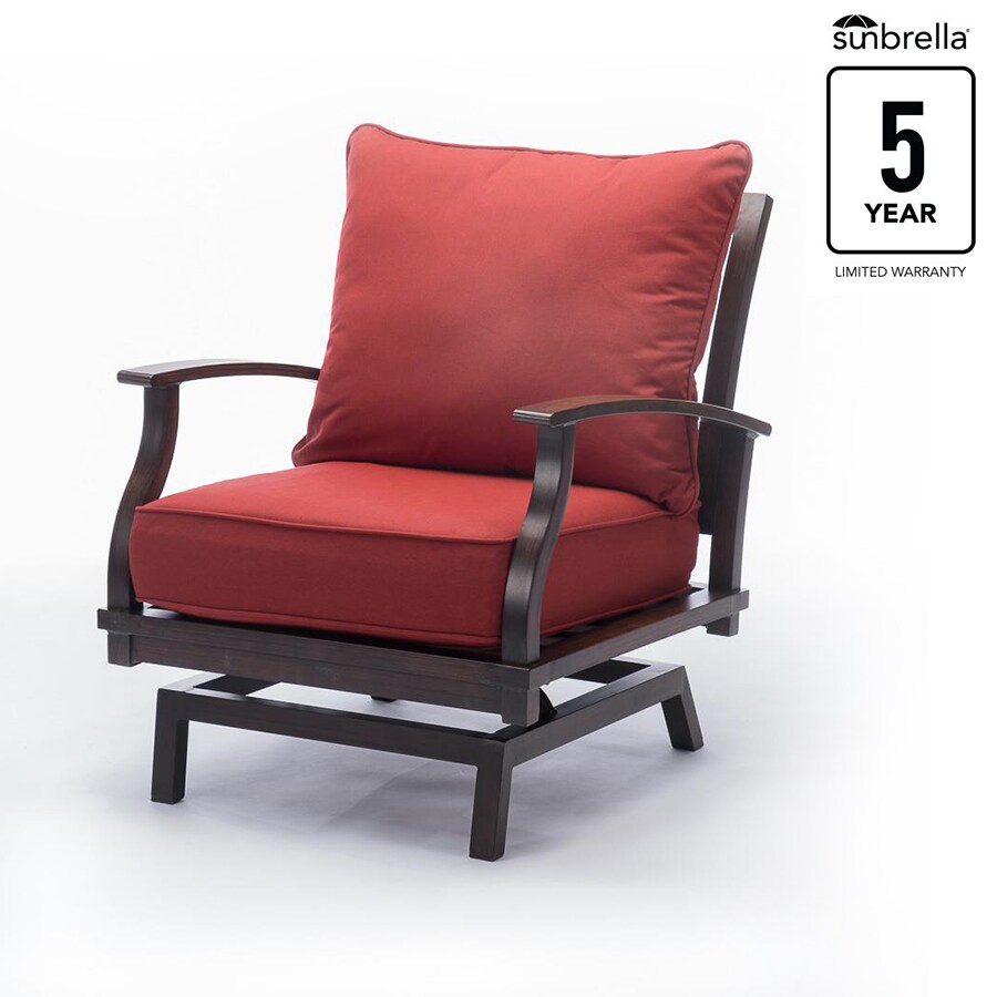 allen + roth Gatewood Set of 2 Brown Metal Frame Spring Motion