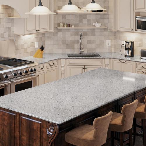 allen + roth Smokey Crest Quartz Kitchen Countertop Sample