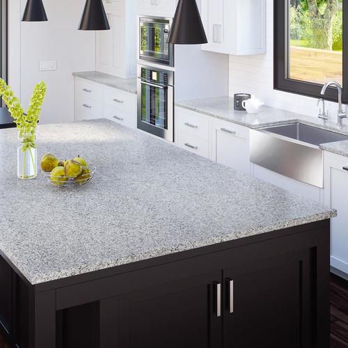 allen + roth Tabernas Rock Granite Kitchen Countertop Sample in the ...