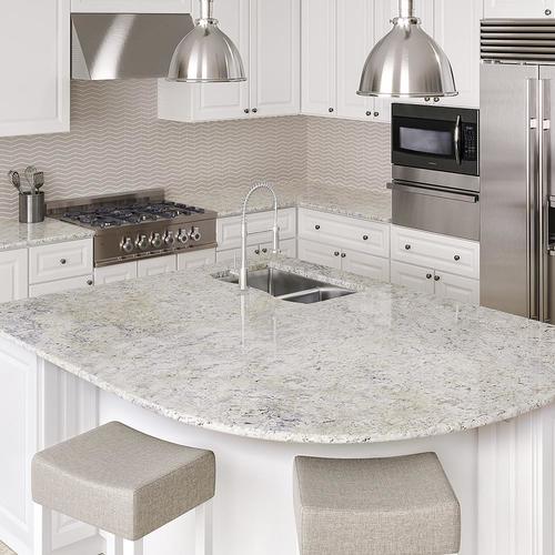 Allen Roth Grey Current Granite Kitchen Countertop Sample At