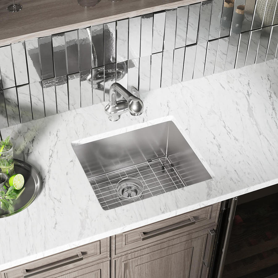 Mr Direct Undermount 20 In X 19 In Stainless Steel Single Bowl Kitchen Sink In The Kitchen Sinks Department At Lowes Com