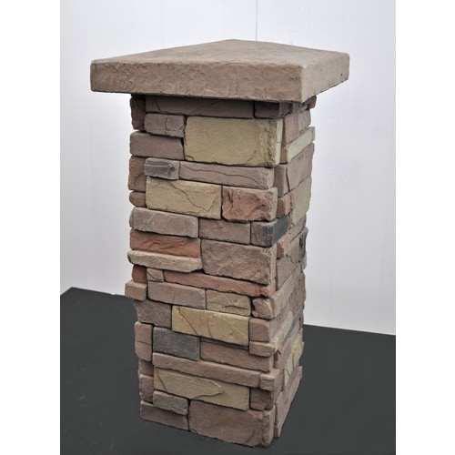 MRock MSI 6x6 Post Surround 20Pack Meridian Post Cover Stone Veneer