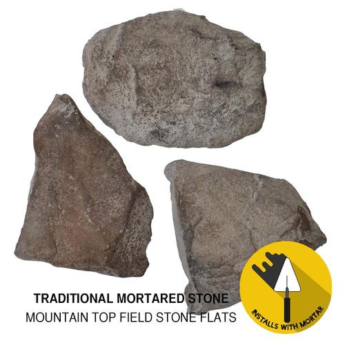 M-Rock Mountain Top Field Stone 8-sq ft Manufactured Stone ...