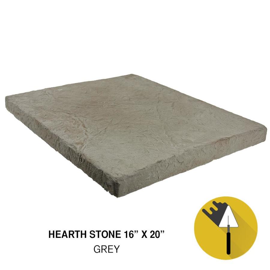 M Rock Hearth Capstone 16 X 20 Gray 2 22 Sq Ft Gray Manufactured