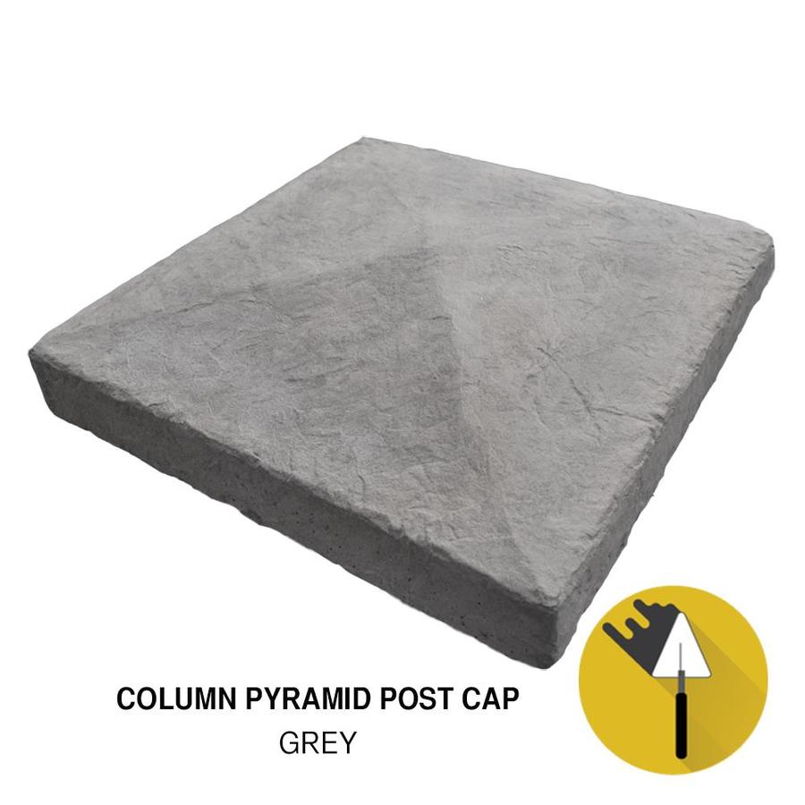 MRock Pyramid Cap 14.5 x 14.5 Gray Manufactured Stone Veneer Column
