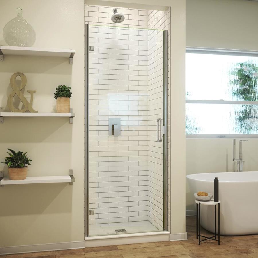 Arizona Shower Door Mp 25 In To 25 9375 In W Semi Frameless Hinged