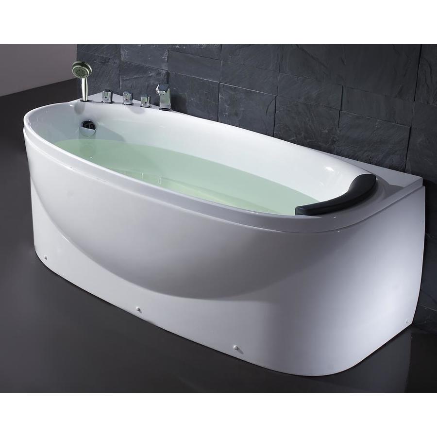 Eago Eago Lk1104 L White Left Drain Acrylic 6 Ft Soaking Tub