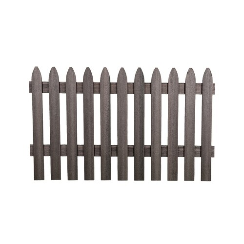 Woodshades 3-1/2 x 6 Barnwood Woodgrain Gothic Composite Fence Panel in ...