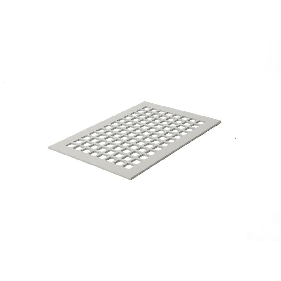 Reggio Register Square Gray Floor Register Duct Opening 12 In X
