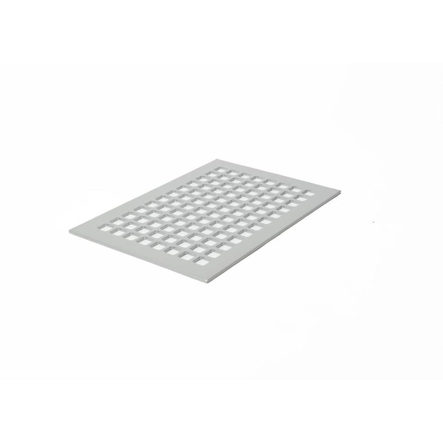 Reggio Register Square Silver Floor Register Duct Opening 14 In