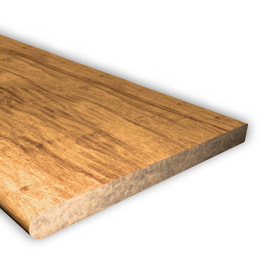 Shop Stair Treads at Lowes.com - Cali Bamboo Fossilized 12-in x 48-in Prefinished Bamboo Wood Stair Tread