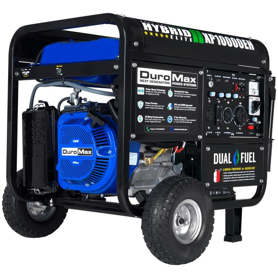 DuroMax 8000RunningWatt Gasoline/Propane Portable Generator at