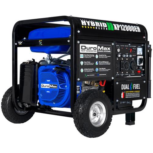 DuroMax 12000-Watt Gasoline/Propane Portable Generator with Oem Engine at Lowes.com