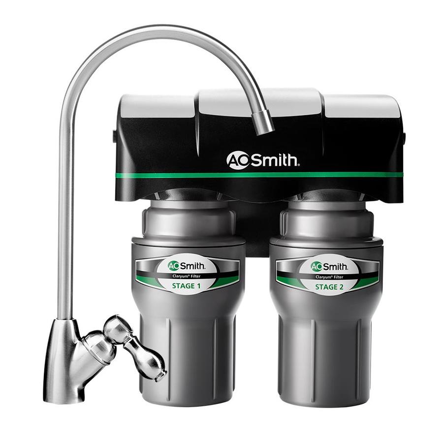 A O Smith Clean Water Filter Dual Stage Carbon Block Under