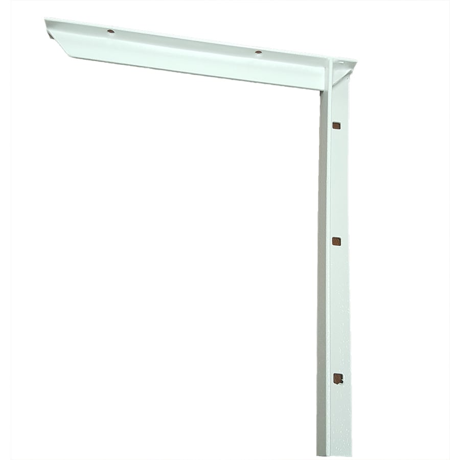 Counterbalance Concealed Bracket Mini 12 In X 1 In X 10 In White