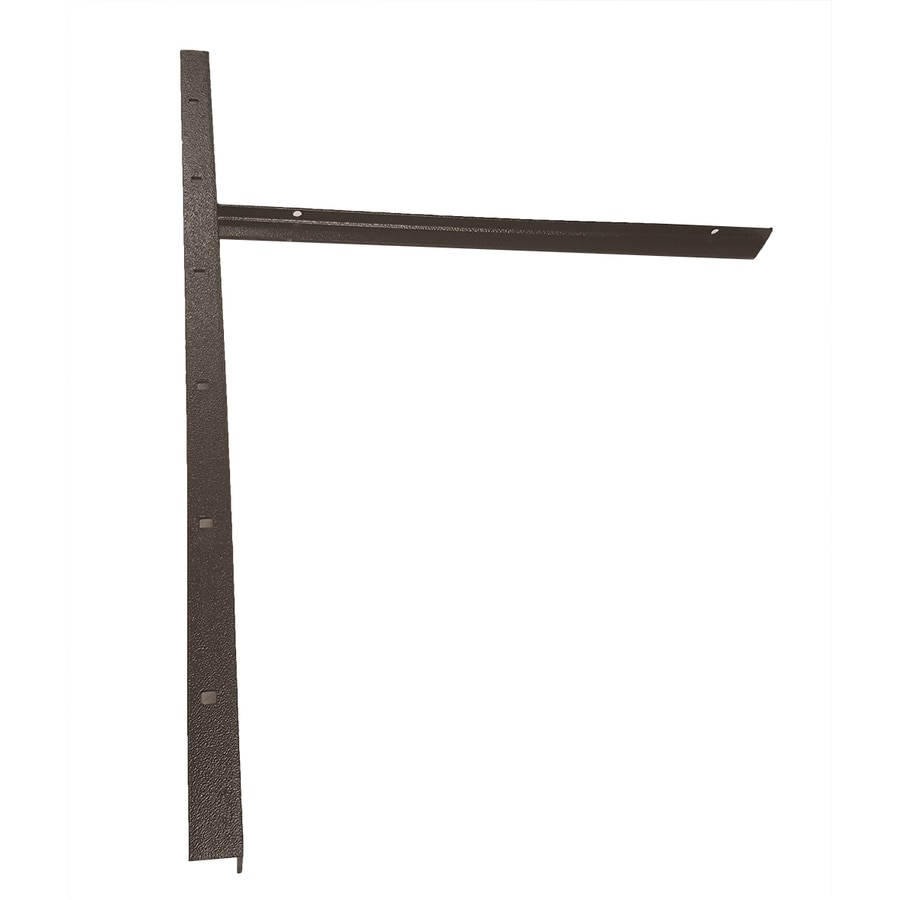 CounterBalance Extended Concealed Bracket Mini 26in x 1in x 19in Black Countertop Support