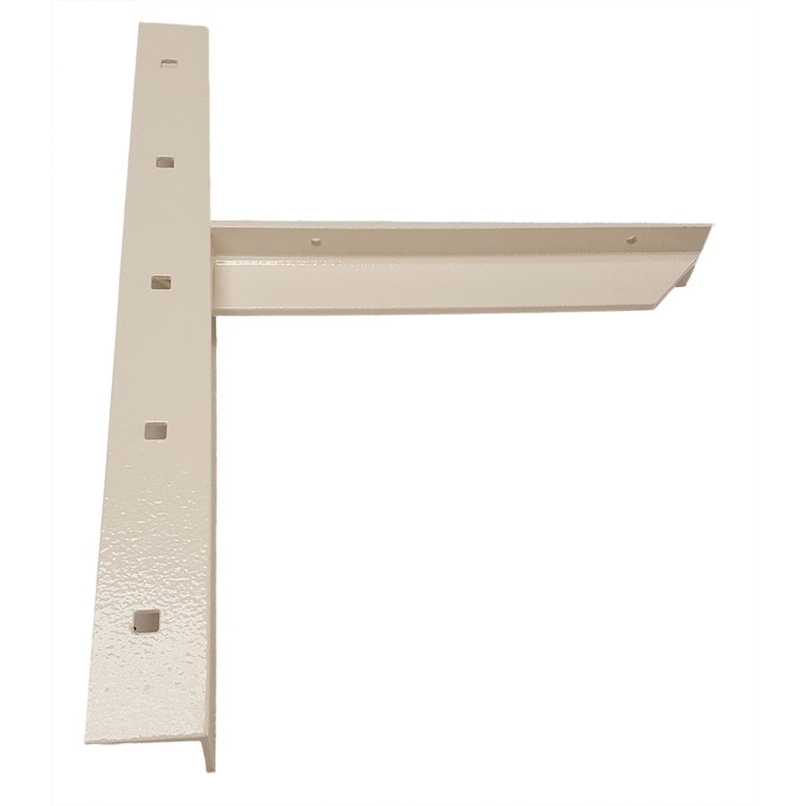 CounterBalance Extended Concealed Bracket 20in x 2in x 14in White Countertop Support Bracket