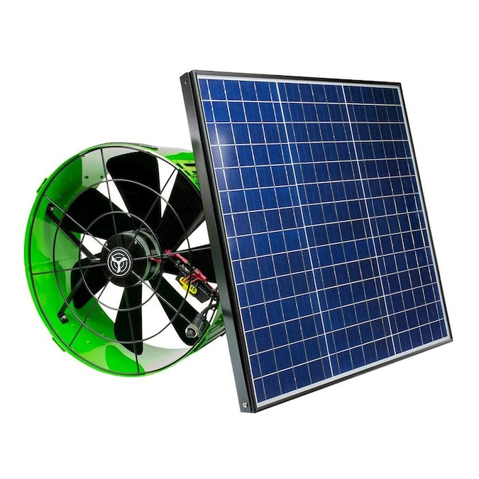 QuietCool 30 Watt Solar Powered Gable Mount Attic Fan in the Gable Vent Fans department at