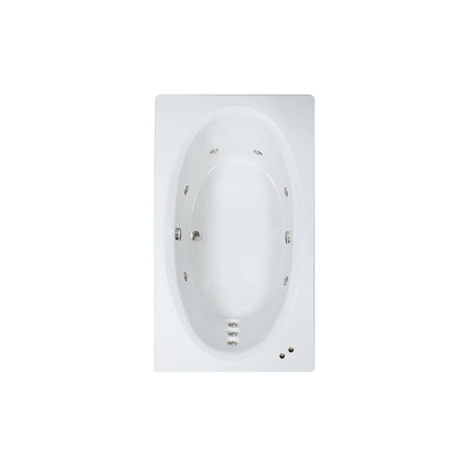 Watertech Whirlpool Baths Designer 41.75in W x 71.75in L White