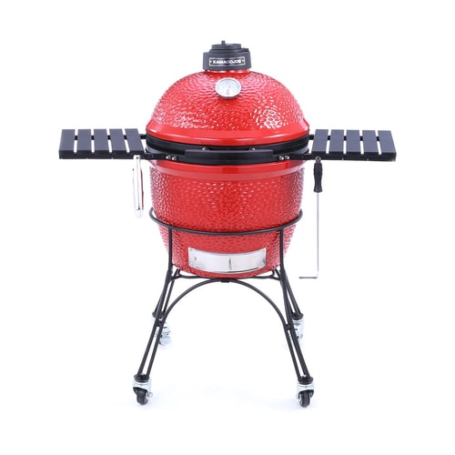 Kamado Joe Classic Joe 18-in Red Kamado Charcoal Grill in the Charcoal ...