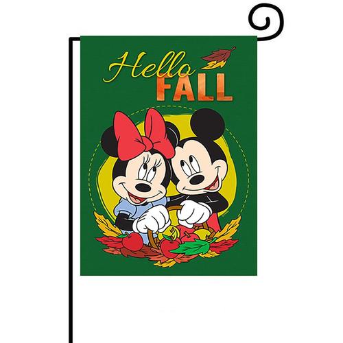 Disney 1.5ft W x 3.28ft H Fall Garden Flag in the Decorative Banners