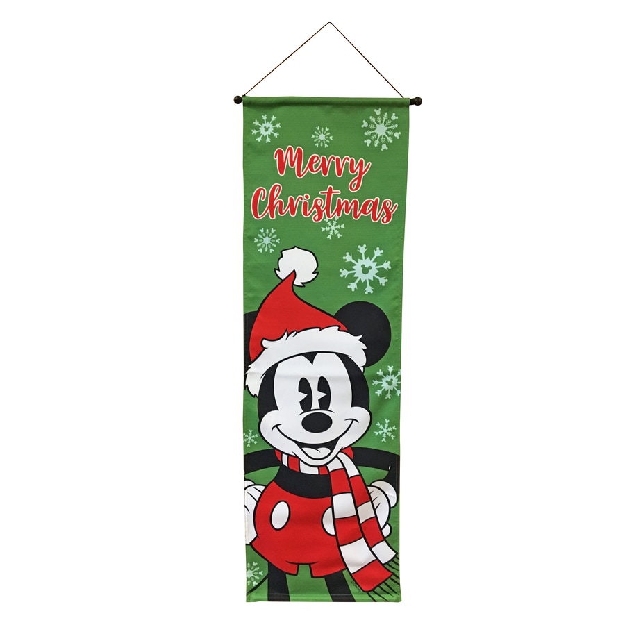 Disney Mickey Merry Christmas Banner at Lowes.com