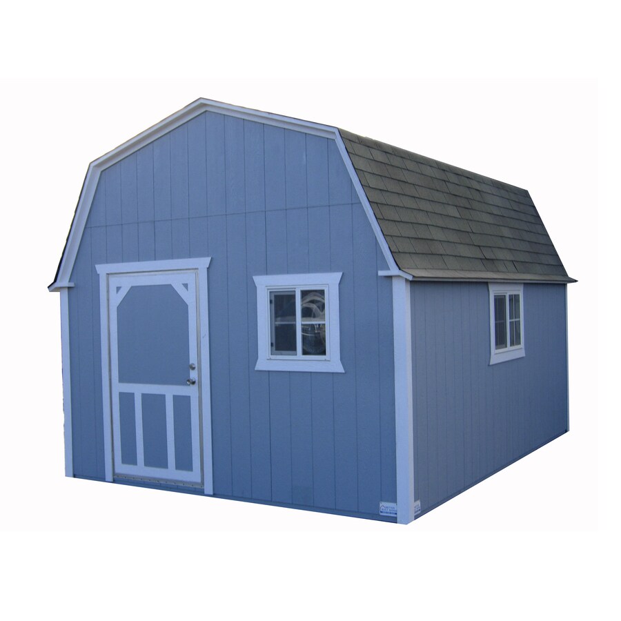 Better Built Barns Big Country Gambrel Wood Storage Shed Interior