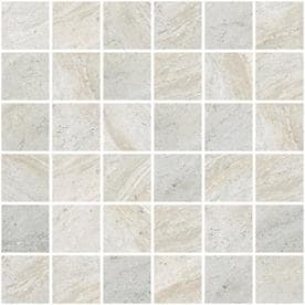 Tile At Lowes Style Selections Clico Taupe Porcelain Uniform Squares Mosaic Floor And Wall Tile Common 12