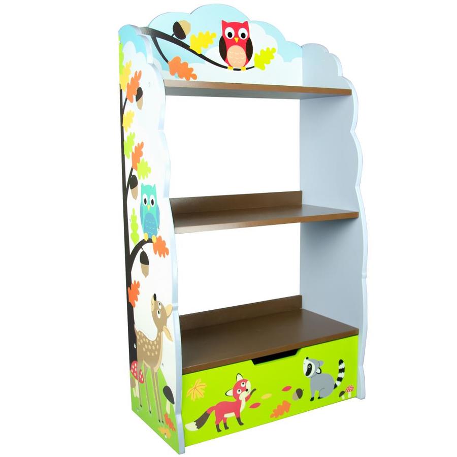 Fantasy Fields Enchanted Woodland MultiColor Wood 2Shelf Bookcase in
