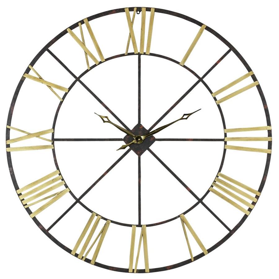 Aspire Home Accents Baldwin Oversized 48 In Metal Wall Clock At