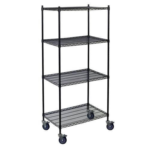 Storage Concepts 18-in D X 36-in W X 63-in H 4-tier Wire Utility 