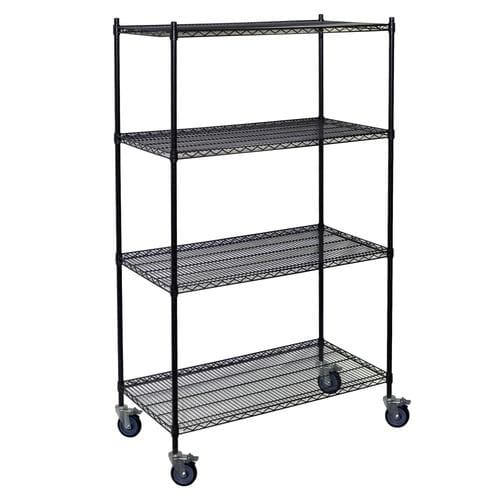 Storage Concepts 24-in D x 48-in W x 63-in H 4-Tier Wire Utility ...