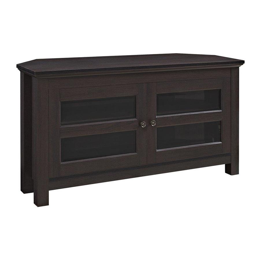 Walker Edison Espresso Corner Tv Stand At Lowes Com