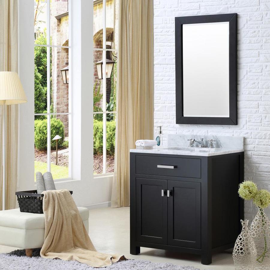 Water Creation Madison 30-in Espresso Single Sink Bathroom Vanity with ...